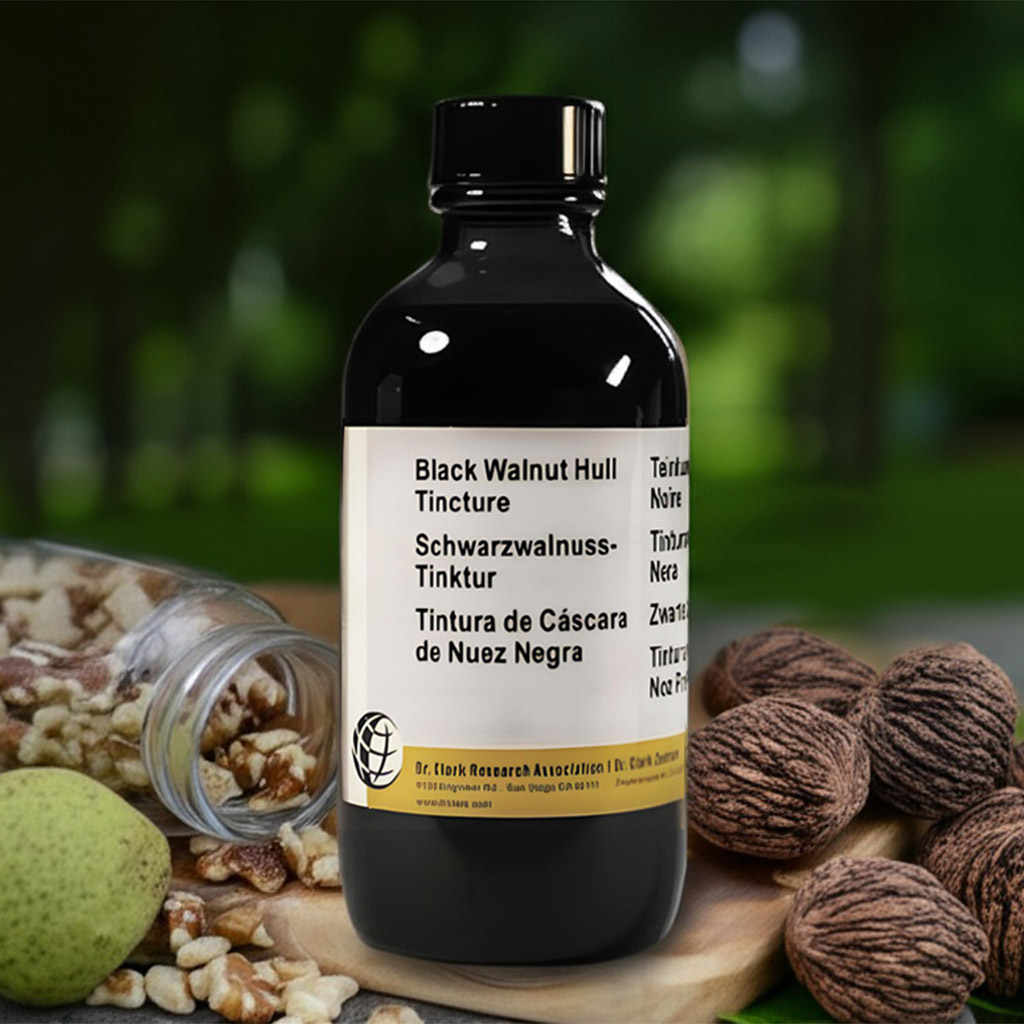 Black Walnut Hull Tincture, extra strong, 4 oz (120 ml)