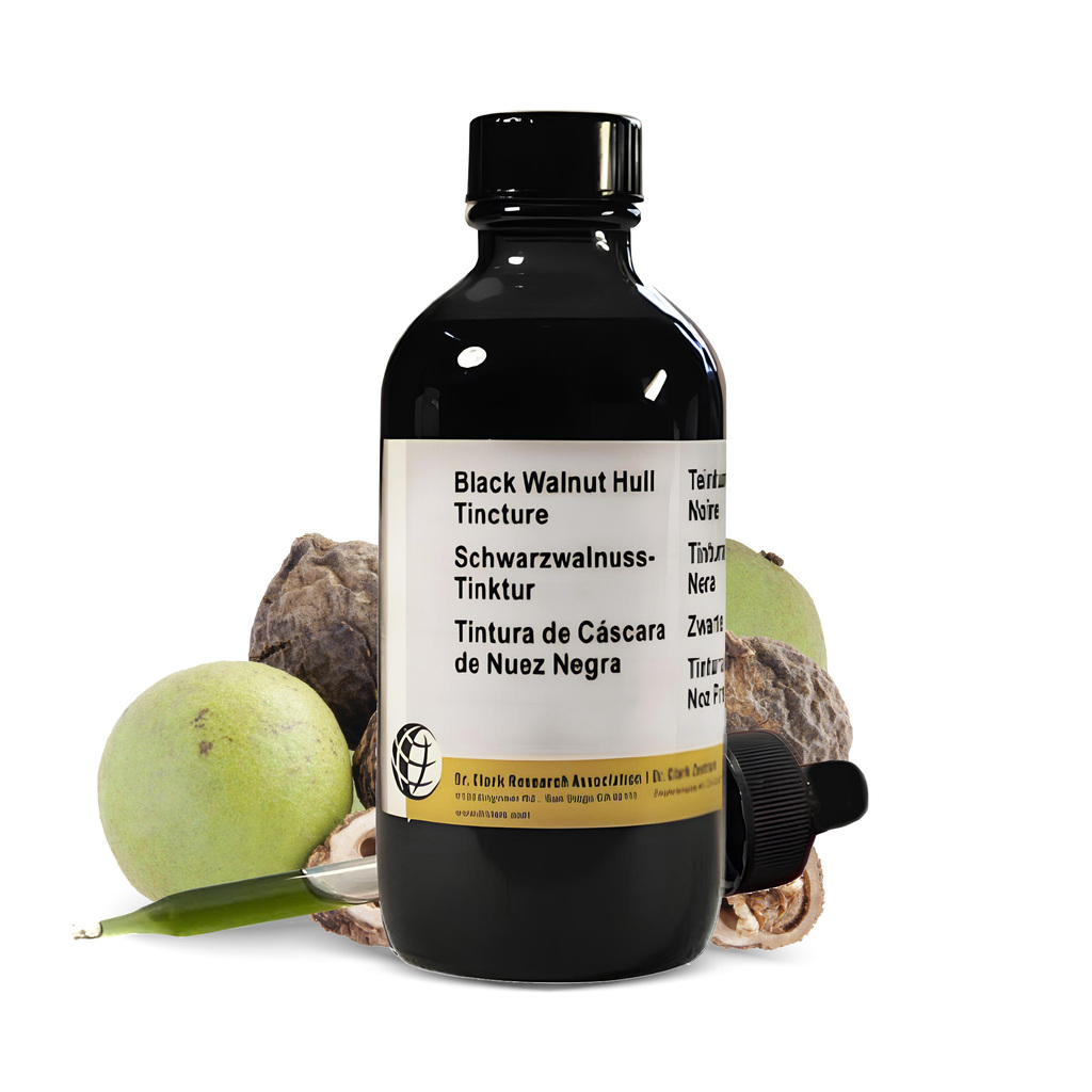 Black Walnut Hull Tincture, extra strong, 4 oz (120 ml)