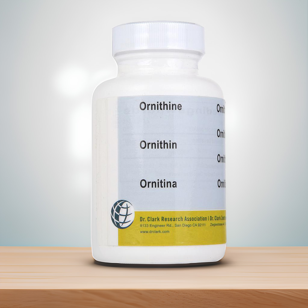 Ornithine, 500 mg 100 capsules