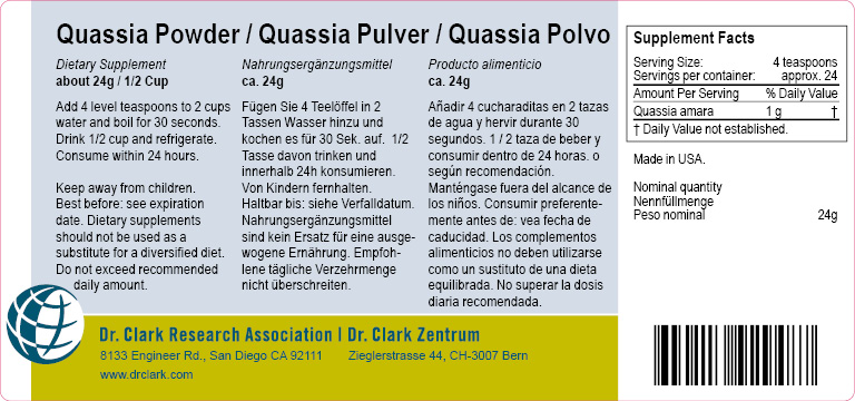 Quassia Powder 1 cup (about 95 g)
