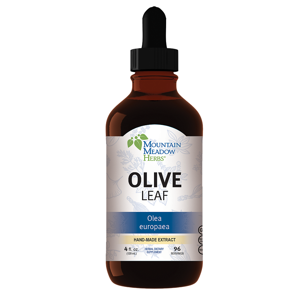 Olive Leaf Liquid Herbal Extract, 4 oz (120 ml)