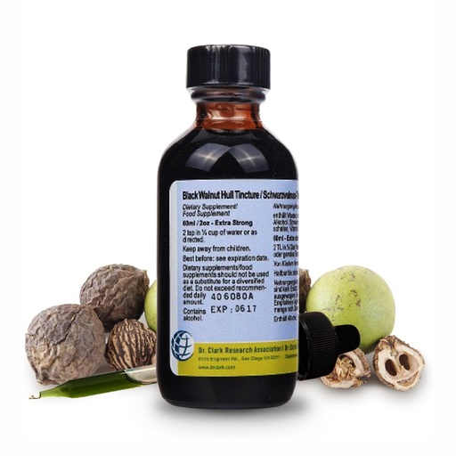 [BE4142D] Black Walnut Hull Tincture, extra strong, 2 oz (60 ml)