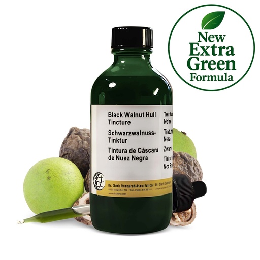 [BE4144D] Black Walnut Hull Tincture, extra strong, 4 oz (120 ml)