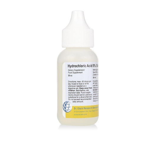 [HD0705] Acide Chlorhydrique 5%, 30 ml